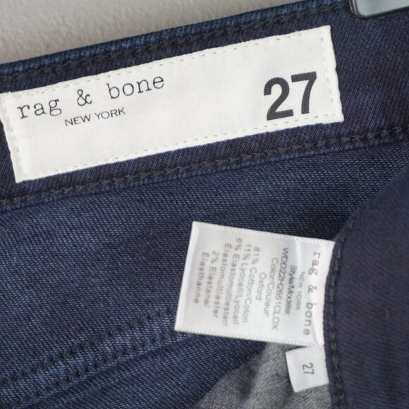 New Rag & Bone Cate Mid Rise Ankle Skinny Jeans in Oxford size 27 - Picture 15 of 16